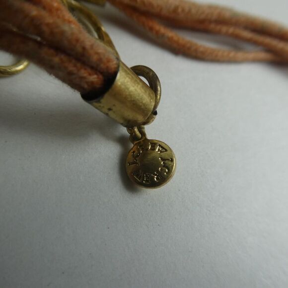 J. Crew Multi Strand Cord Statement Bib Necklace Career Rhinestone Colorful - Picture 8 of 8